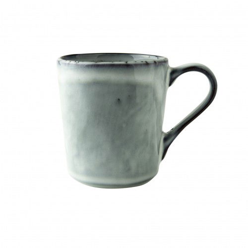 Zestaw śniadaniowy kamionkowy na 2 osoby ORGANIC HAND MADE BŁĘKITNY (6 el.)