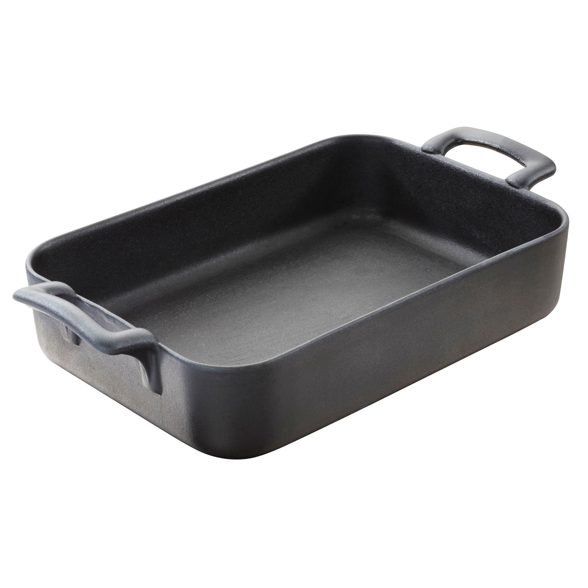 REVOL Belle Cuisine Noir Redo 0,7 l černá – porcelánová zapékací miska