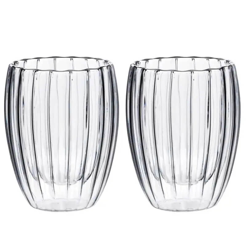 Termo poháre na latte s dvojitou stenou PETER STRIPES 300 ml 2 ks