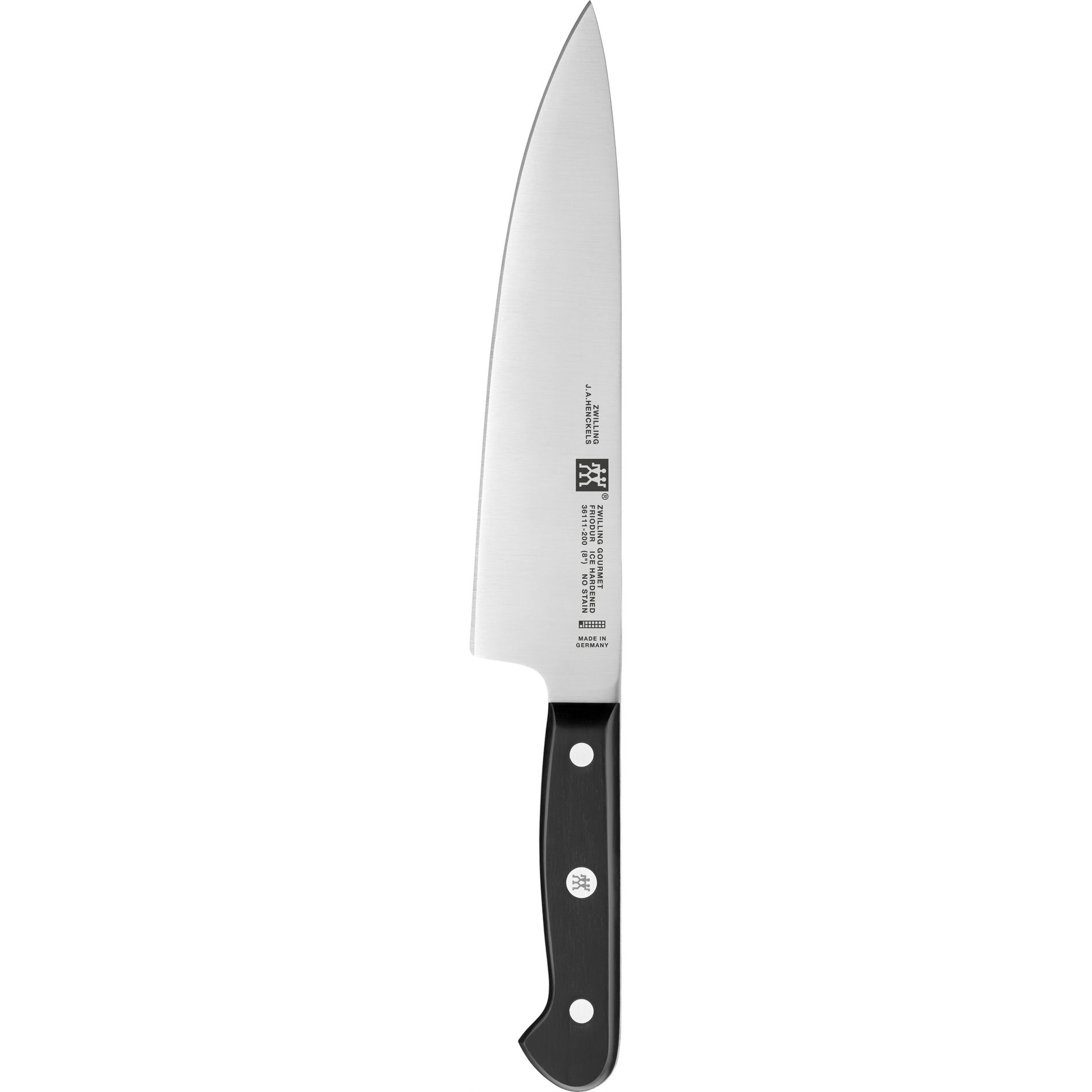 ZWILLING Gourmet 7 el. - noże kuchenne ze stali nierdzewnej w bloku z ostrzałką i nożyczkami