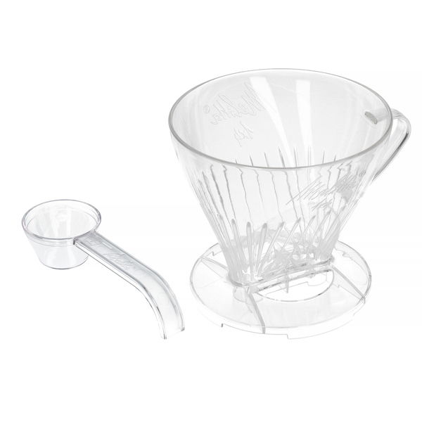 MELITTA Dripper 1 x 4 – plastový dripper na kávu se lžičkou