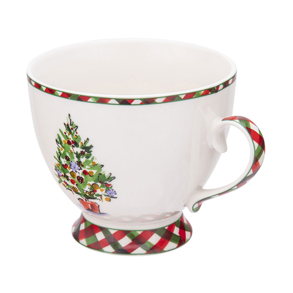 Vánoční šálek na kávu a čaj z porcelánu 380 ml