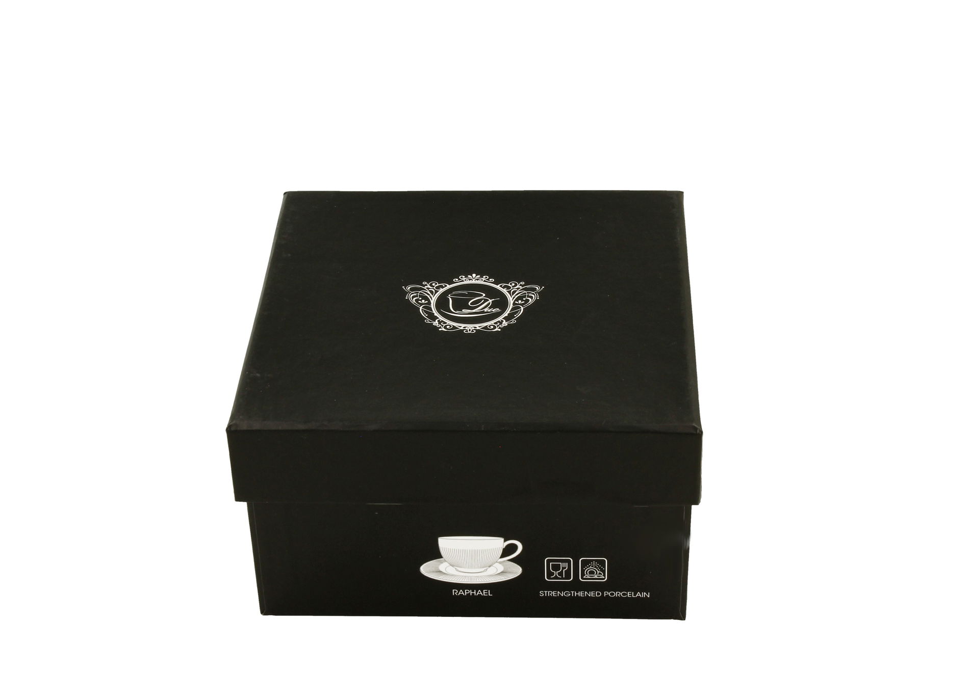 Šálky na espresso porcelánové s podšálky DUO RAPHAEL 100 ml 2 ks.