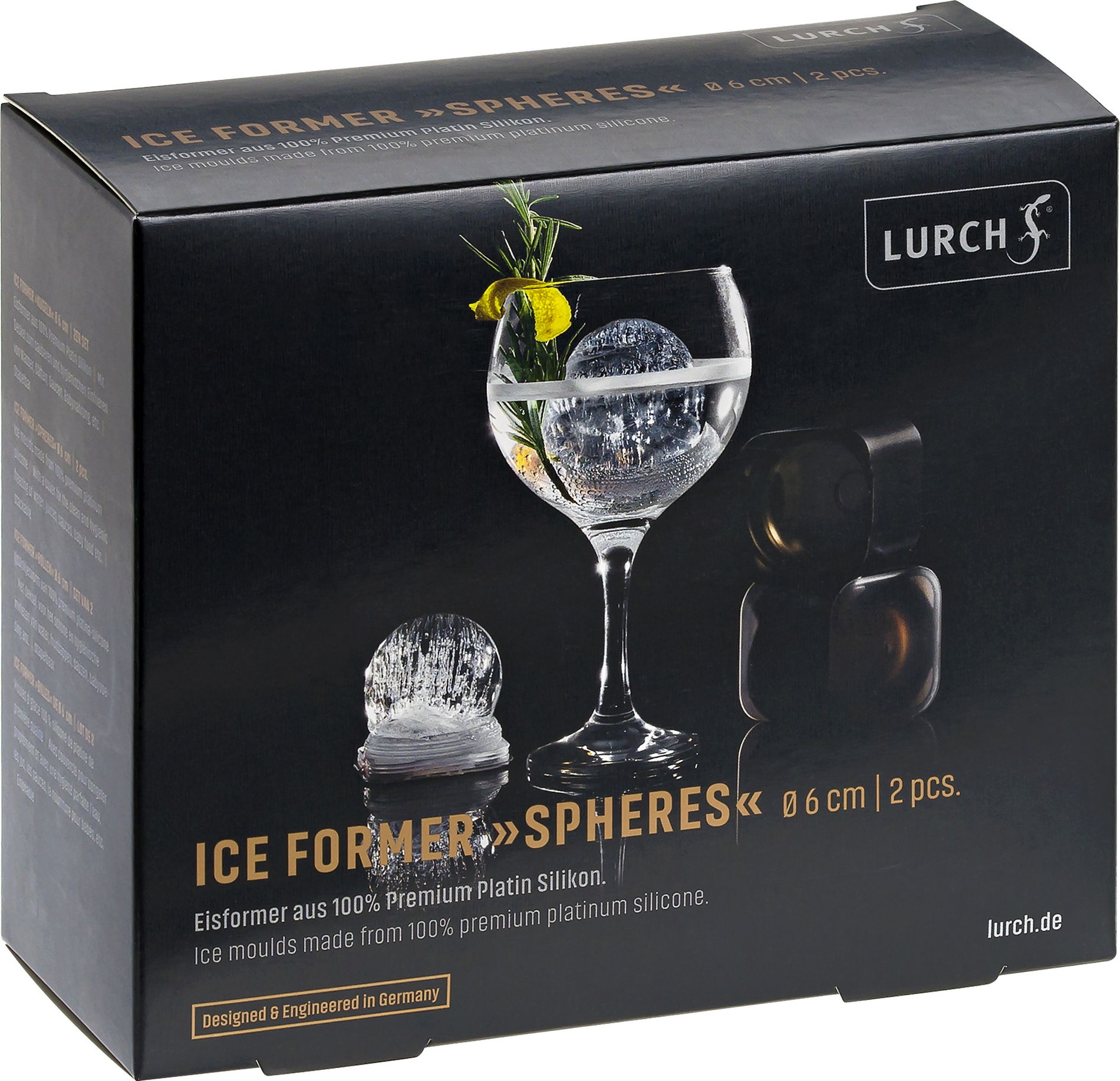 LURCH Ice Former 2 ks - silikonové formičky na ledové koule