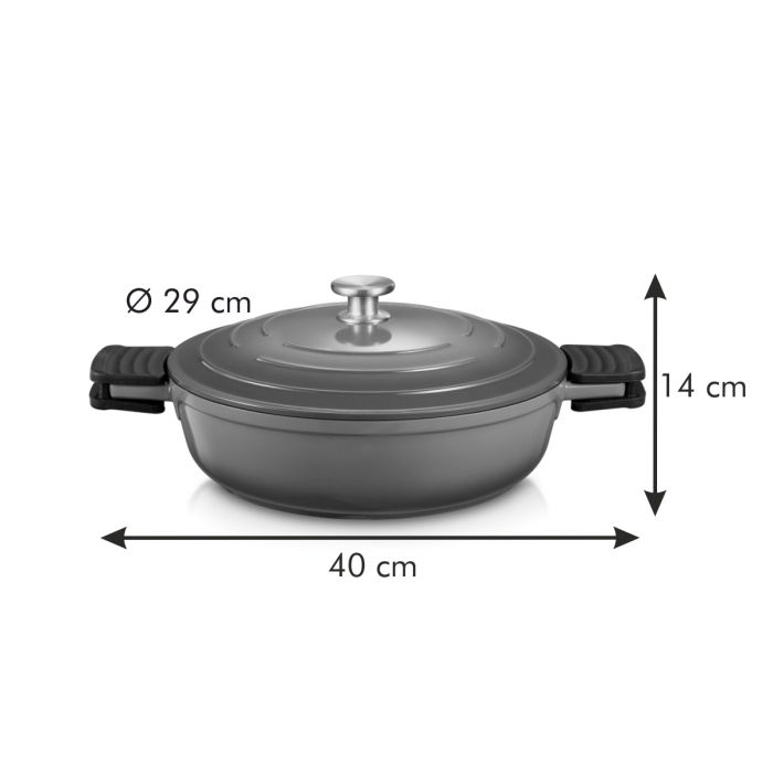 TESCOMA Bordeaux 28 cm – nepřilnavá pánev