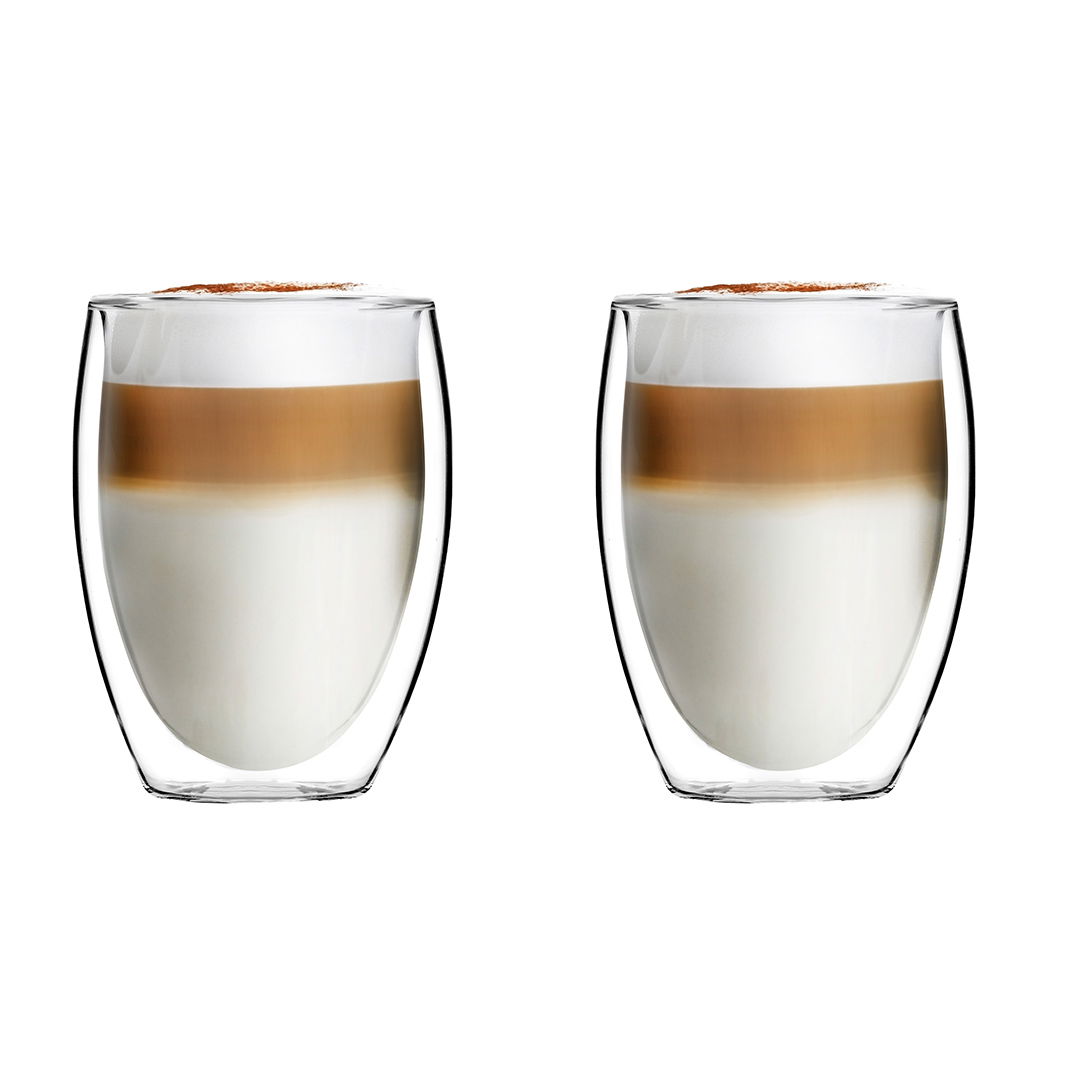 VIALLI DESIGN Noa 360 ml 2 ks. - termické sklenice na latte s dvojitým sklem