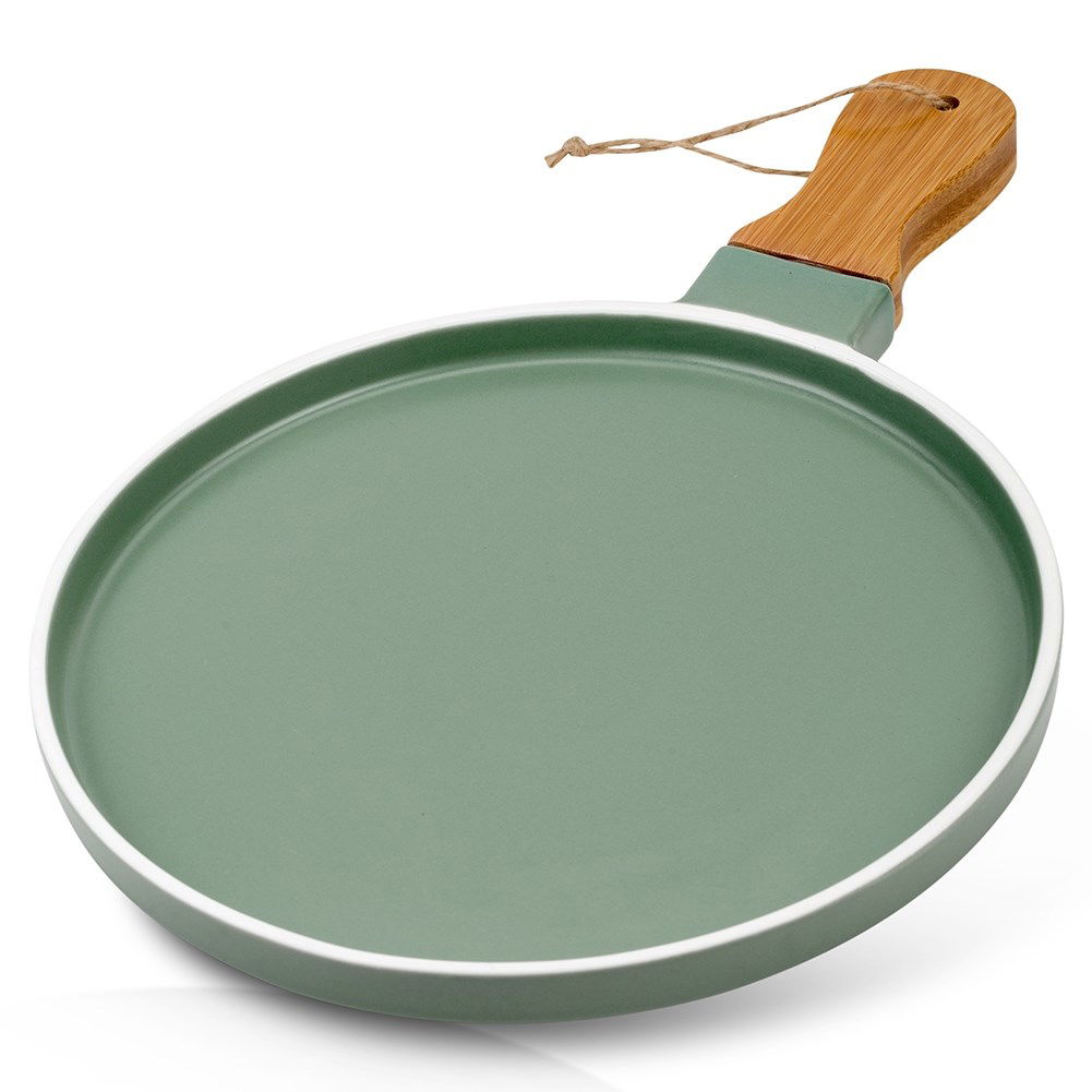 NAVA Terrestrial 26,5 cm - talerz do serwowania przekąsek porcelanowy