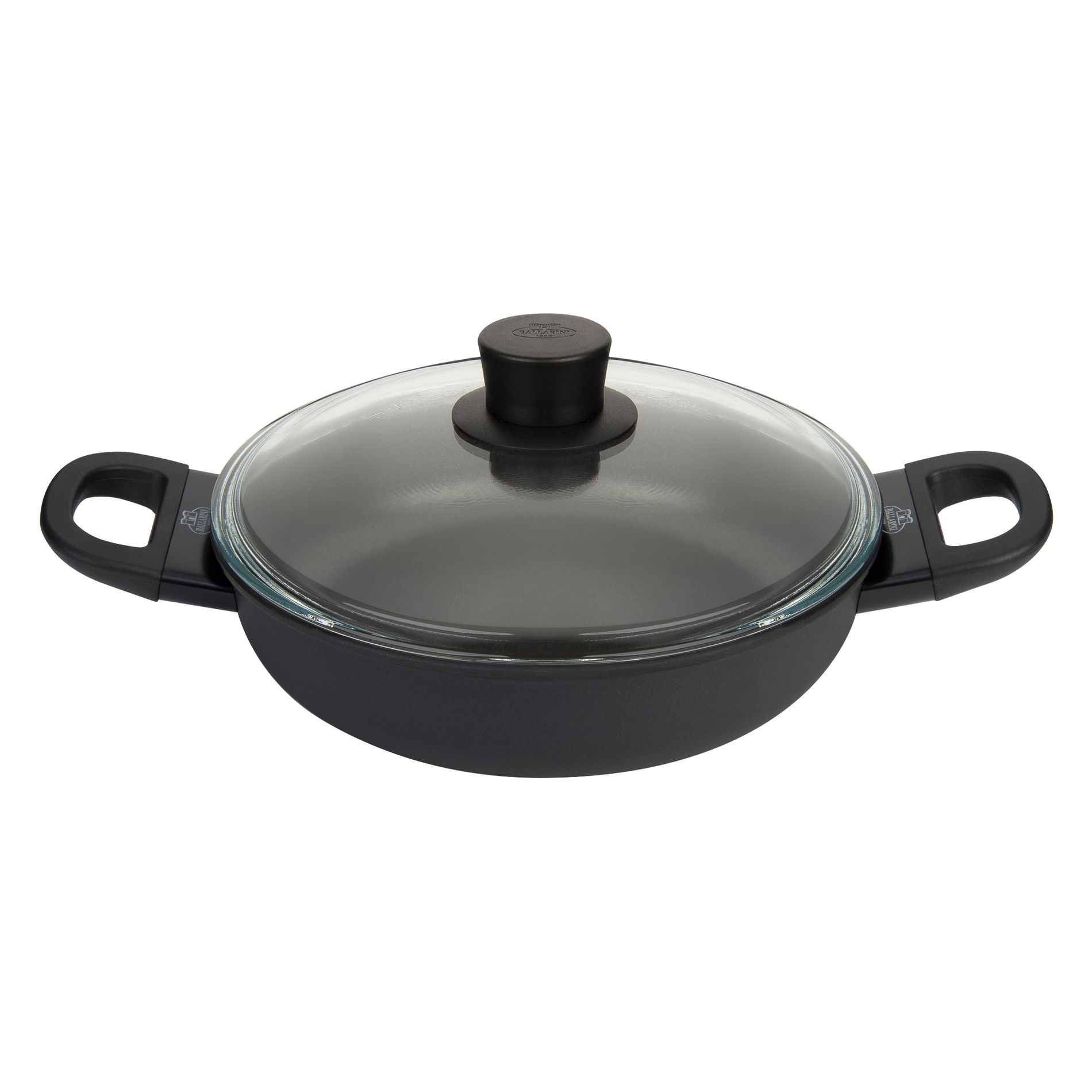 BALLARINI Avola Deep 2H 28 cm černá - nepřilnavá pánev s pokličkou