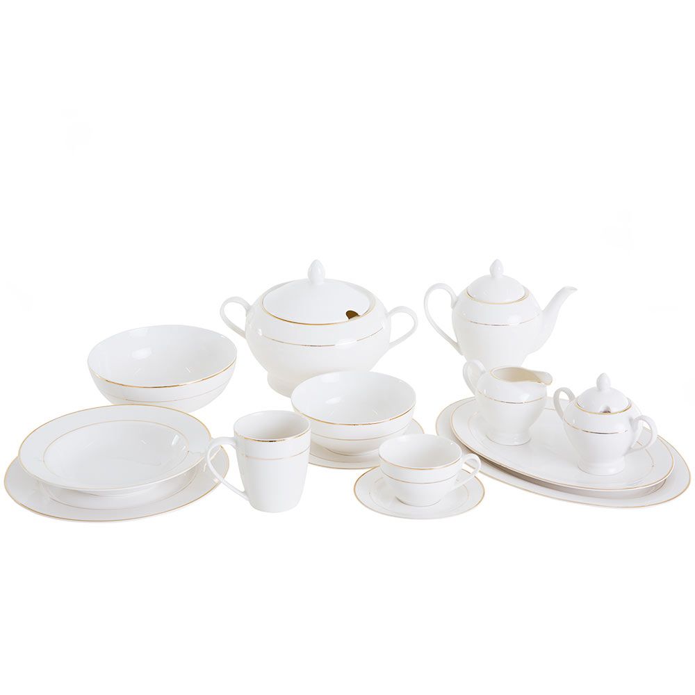 AMBITION Aura Gold 15,5 cm - talerzyk / spodek porcelanowy
