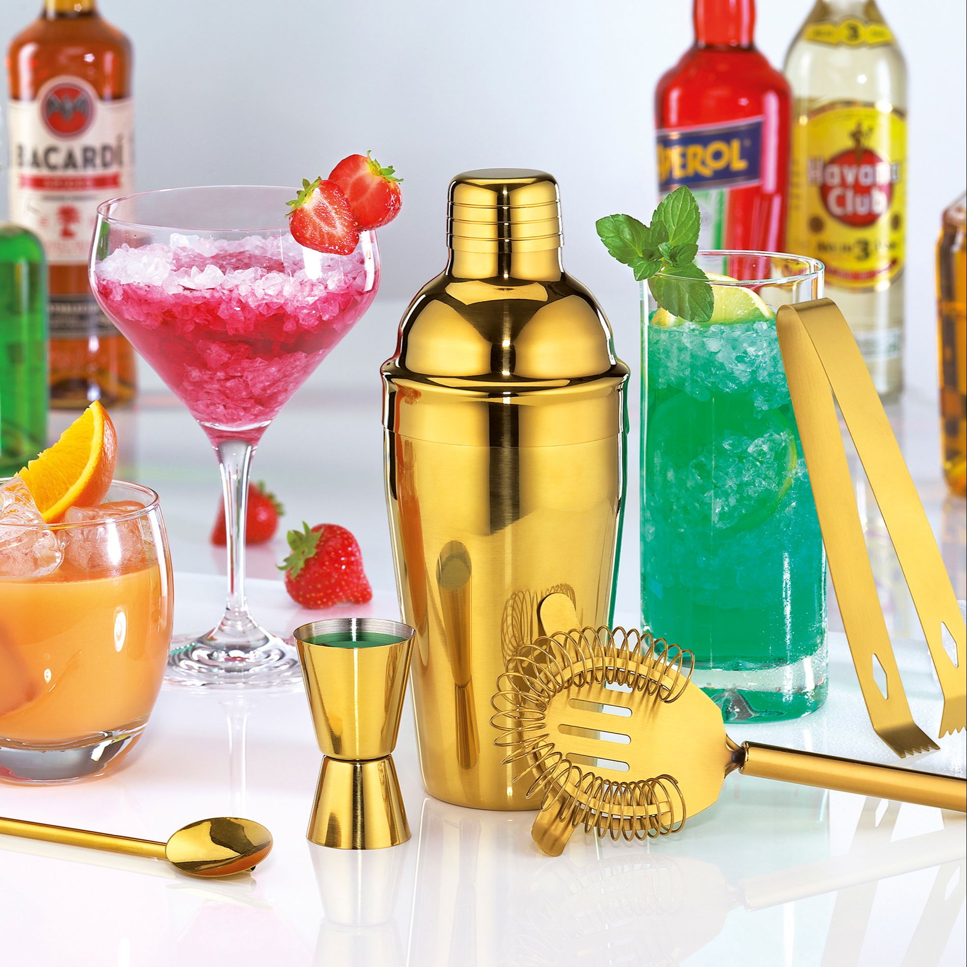 CILIO Golden Mule 5 el. - nerezová barová sada