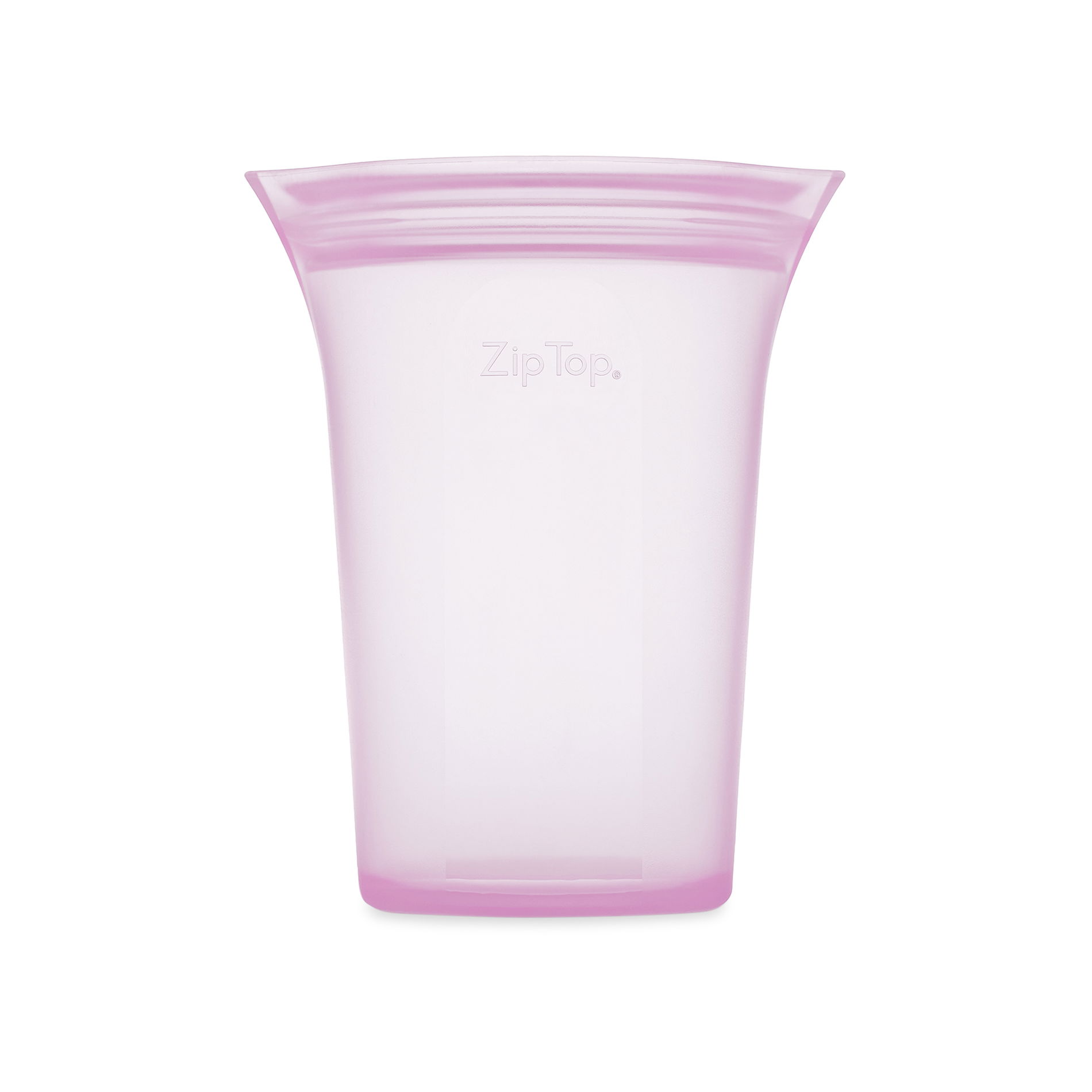 ZIP TOP Cups Levandule 0,71 l růžová - znovu uzavíratelný sáček na potraviny