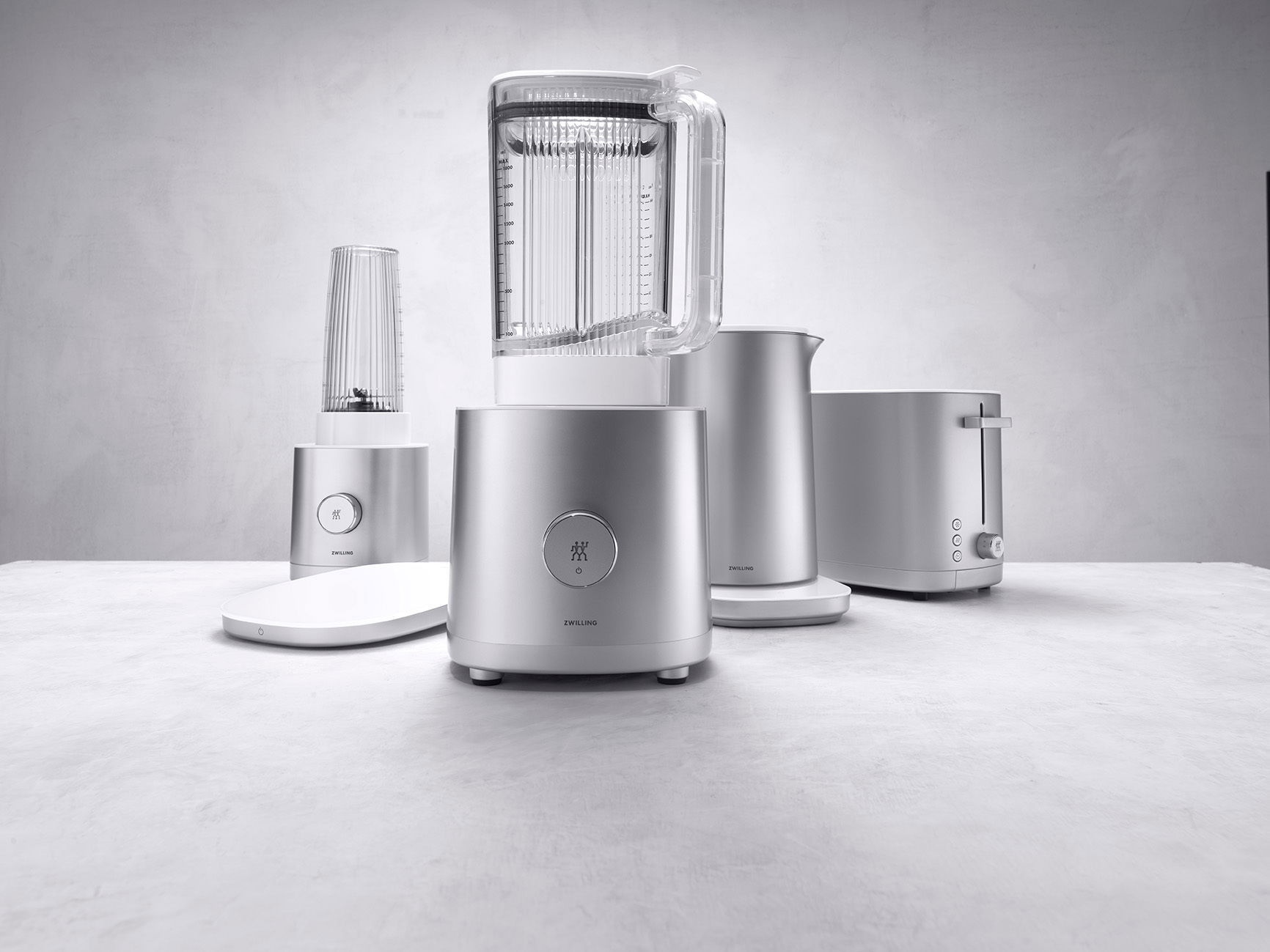 ZWILLING Enfinigy 600 w strieborný - koktailový / kuchynský mixér s tritanovým pohárom