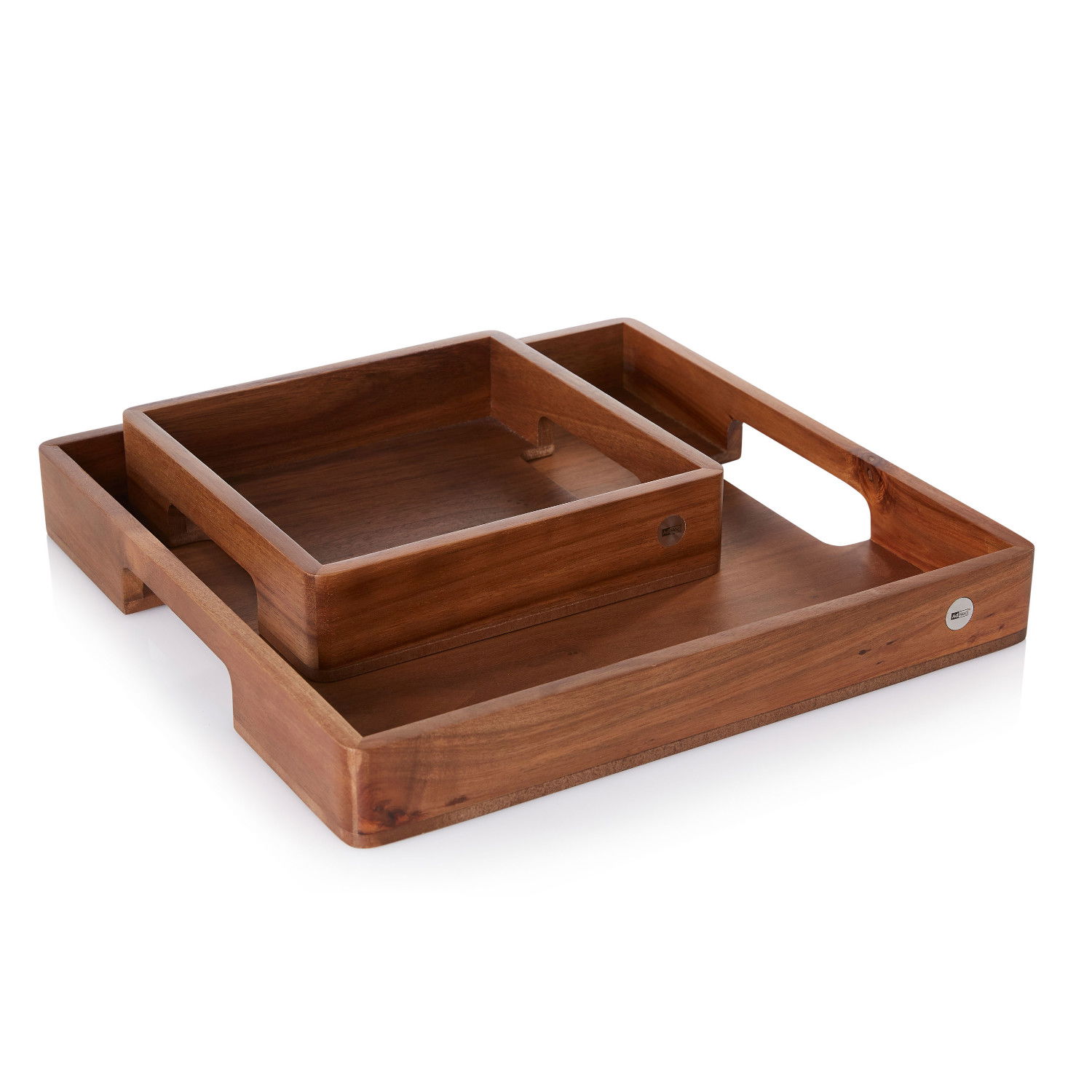 ADHOC Serve Square S 25 x 25 cm - dřevěná podnos