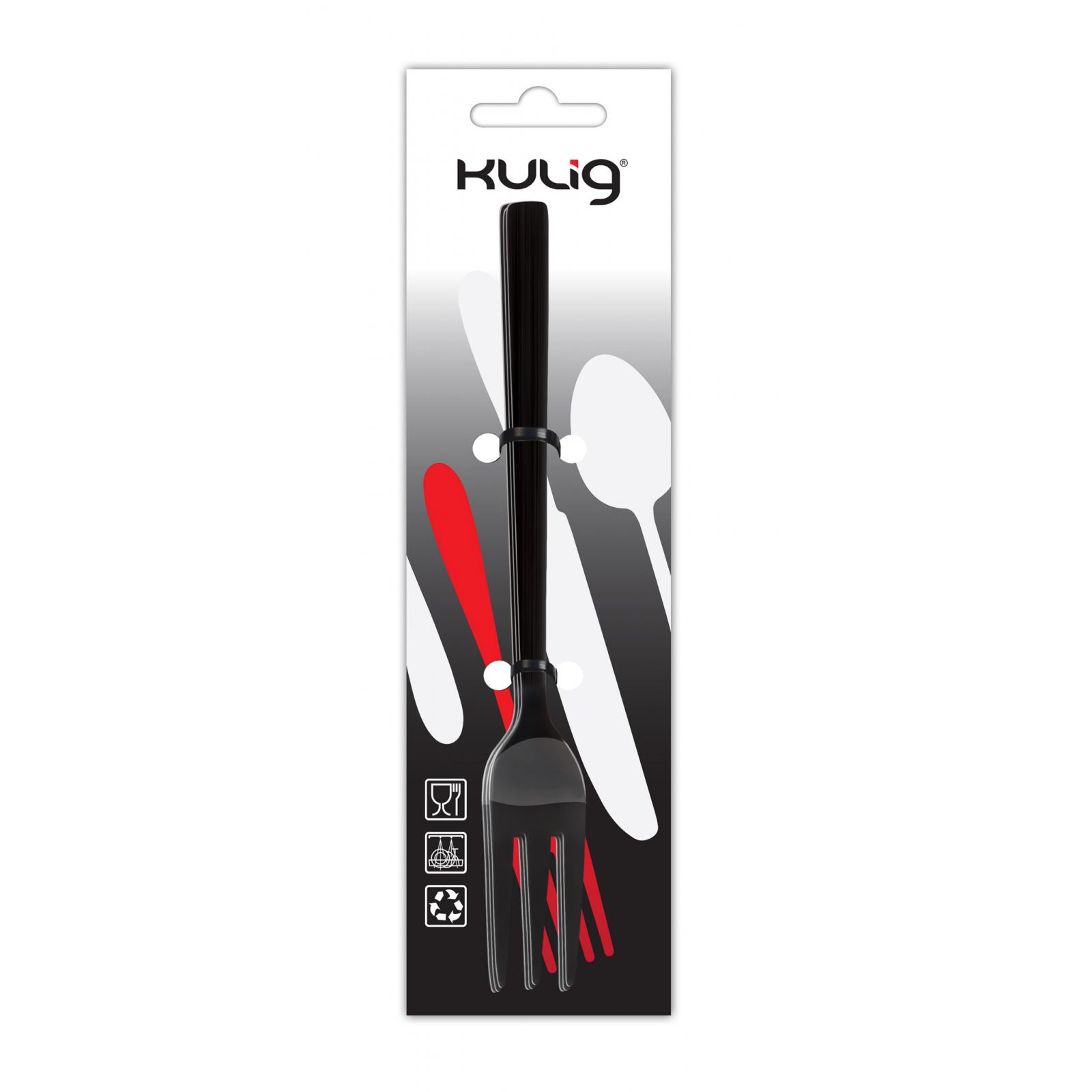Nerezové koláčové vidličky PIANO BLACK 15 cm 3 ks.