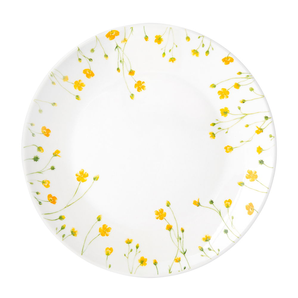 Talerz deserowy porcelanowy KWIATY KACZEŃCE 19 cm