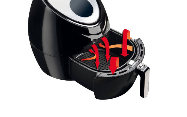 ARIETE Air Fryer XXL 09 4618/00 1800 W černá - fritéza bez tuku