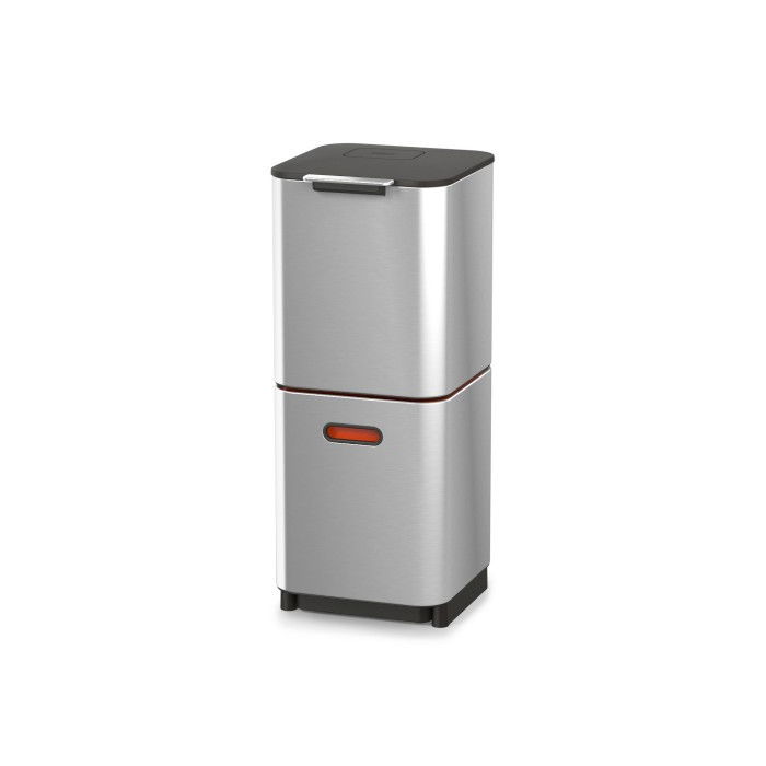 JOSEPH JOSEPH Inteligent Waste Totem Compact stříbrný 40 l (30063) - nerezový koš na třídění odpadu