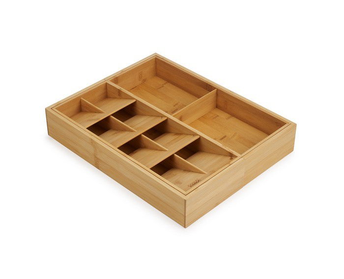 JOSEPH JOSEPH DrawerStore 56 x 40 cm - organizer / wkład do szuflady na sztućce bambusowy rozsuwany