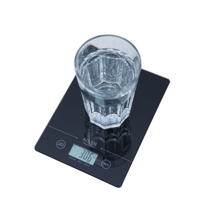 ADLER Scale – skleněná digitální (elektronická) kuchyňská váha