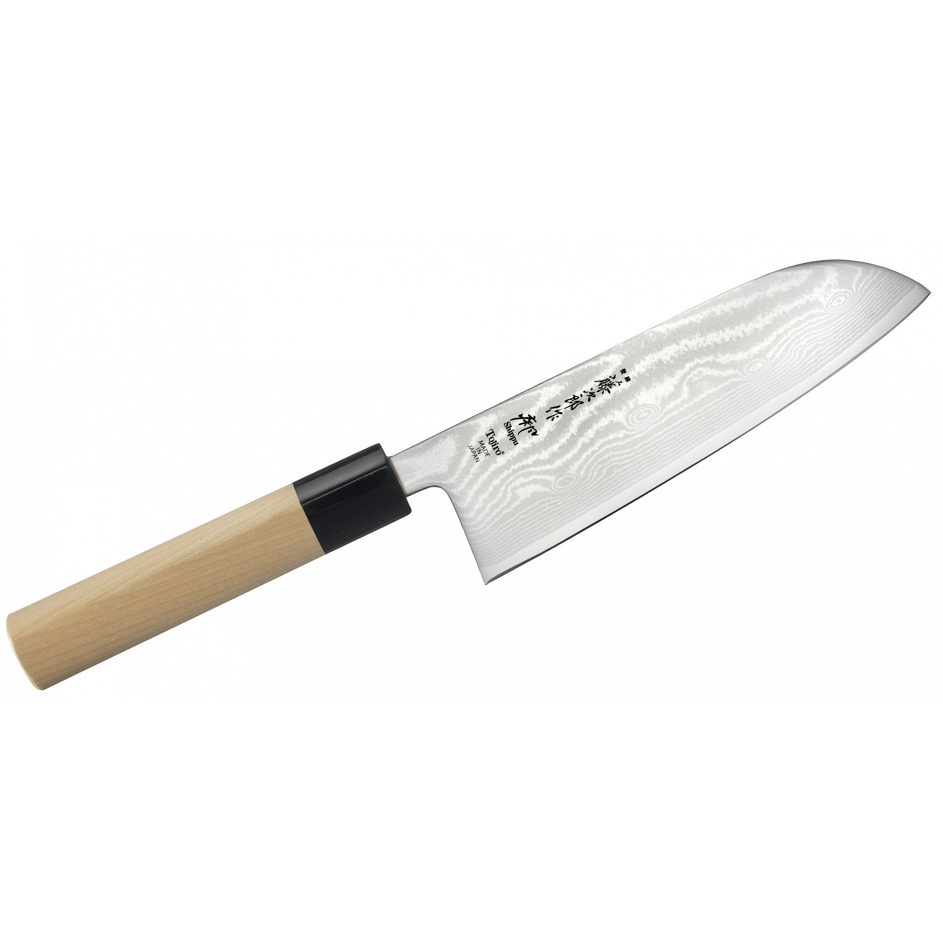 Santoku nôž z nehrdzavejúcej ocele TOJIRO SHIPPU KREMOVÝ 16,5 cm