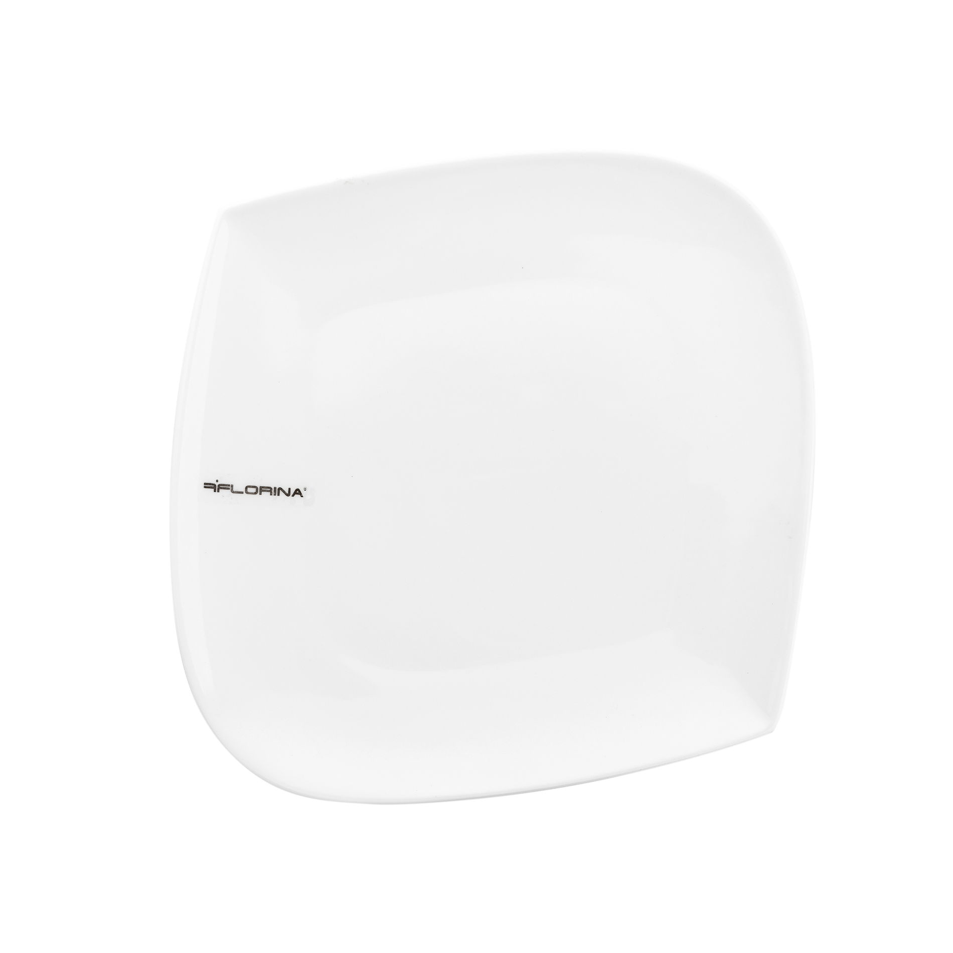 FLORINA Moss 26,5 cm ecru - hluboký porcelánový mělký talíř