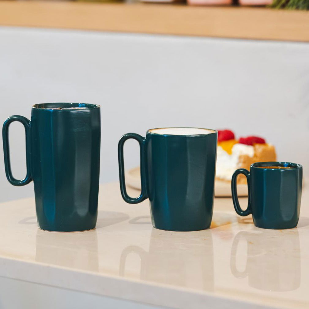 VIALLI DESIGN Fuori 80 ml 2 ks. zelené - kamenné šálky na espresso