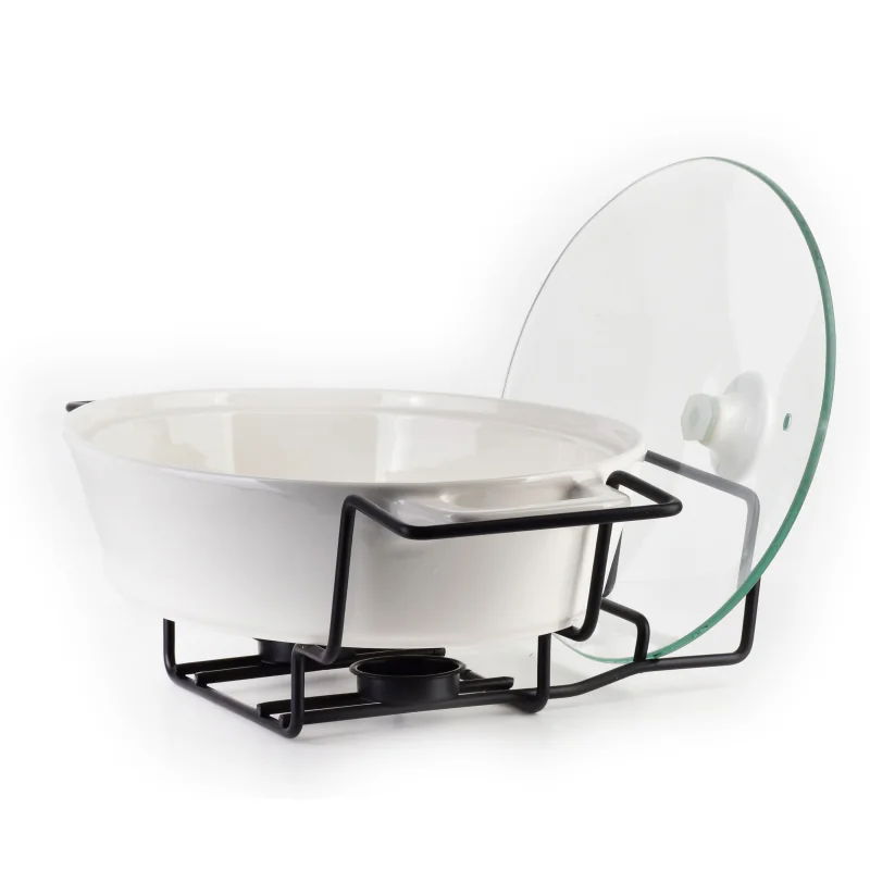 Kamenná nádoba s poklicí a ohřívačem MODERN KITCHEN 1,6 l