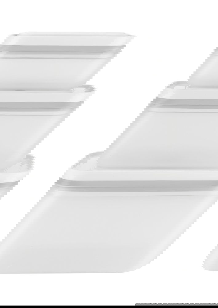 ZWILLING Fresh & Save 3 ks bílé – vzduchotěsné, plastové dózy na potraviny