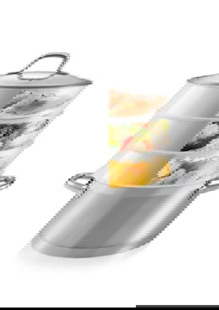 TESCOMA Presto Steam 24 cm biały - wkład / sitko do gotowania na parze plastikowe