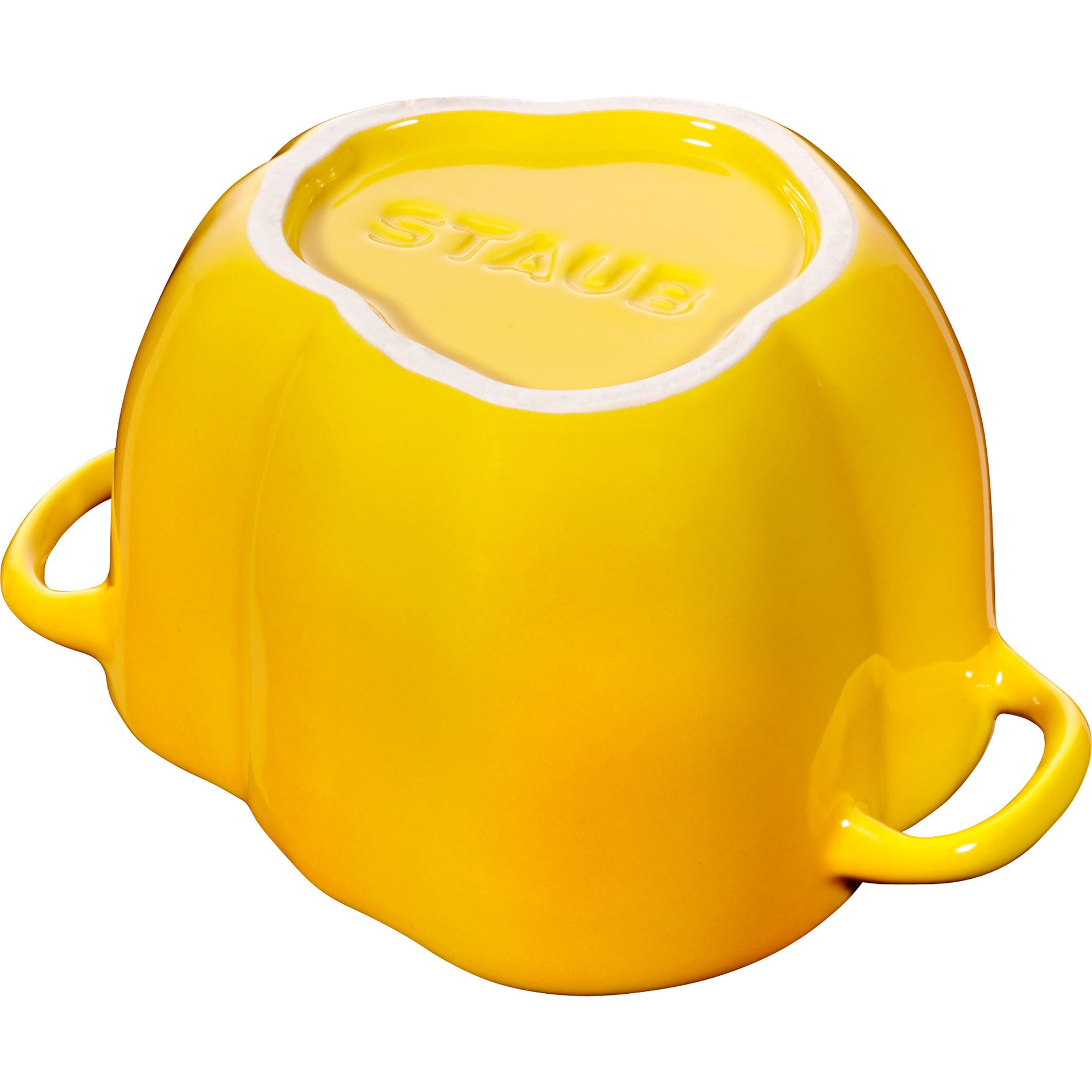 STAUB Special Cocotte 0,45 l žlutá - keramická kokosová / zapékací mísa s víkem