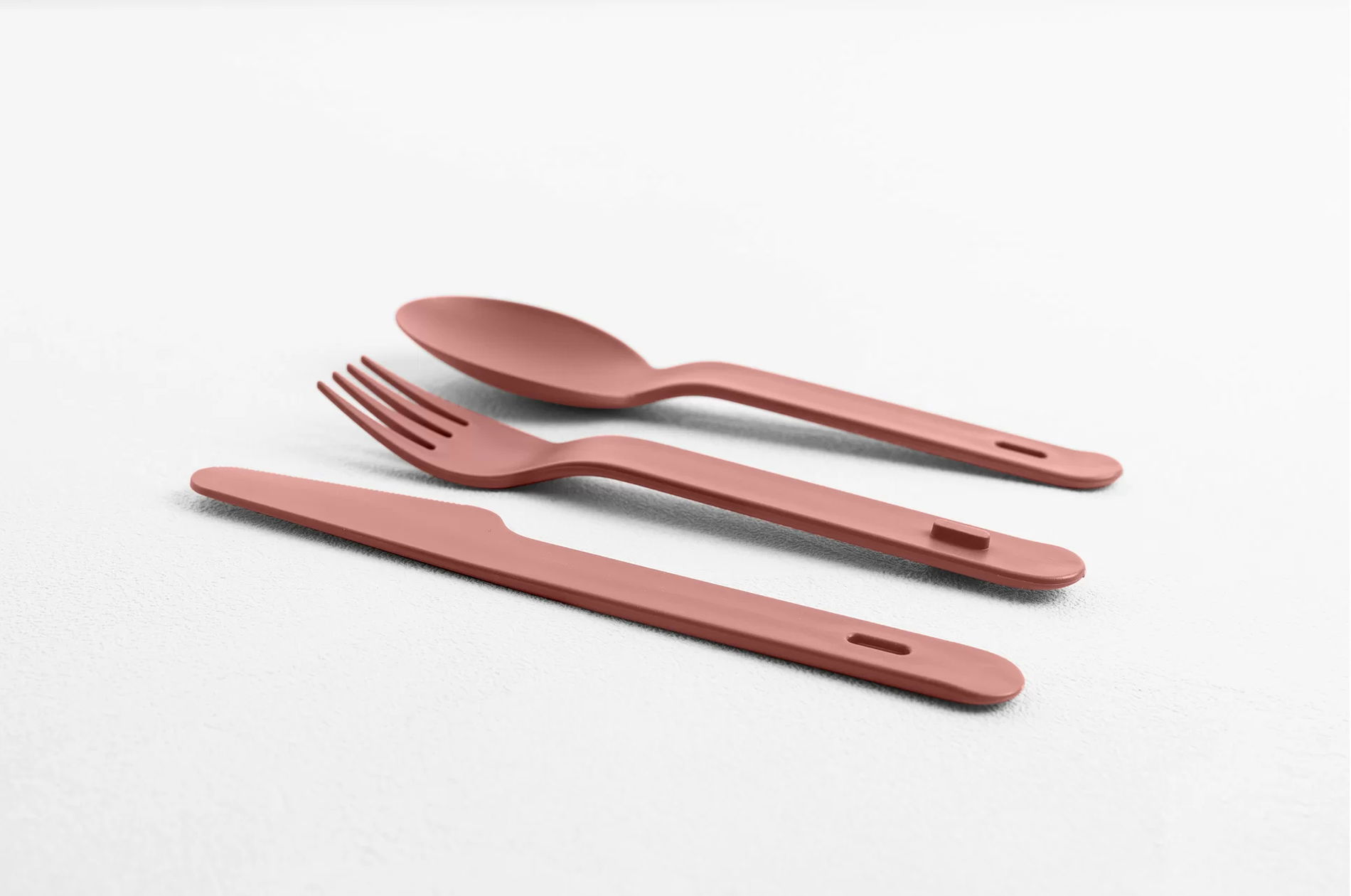 BLIM+ Create Bauletto - lunch box / śniadaniówka ze sztućcami trzykomorowa