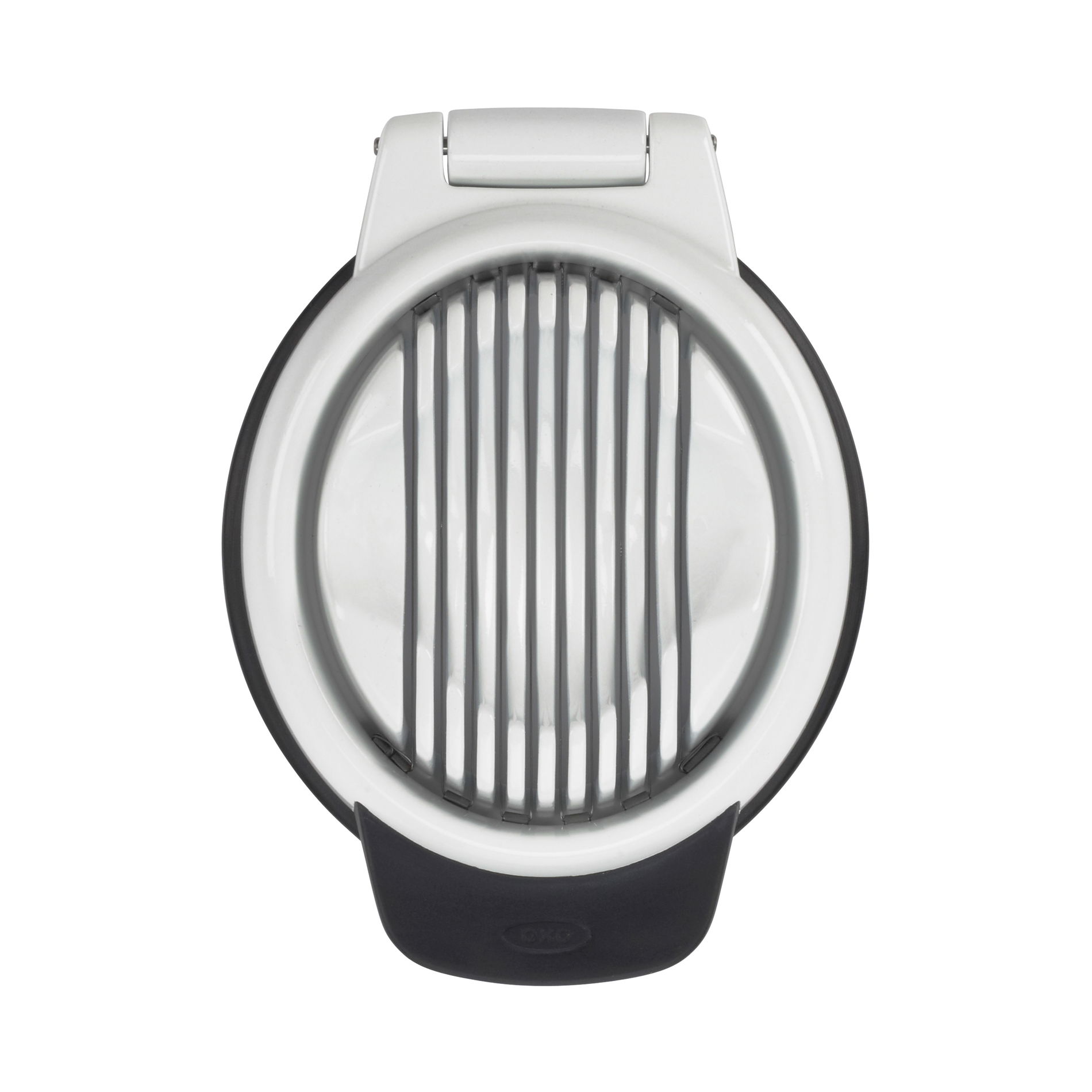 OXO Good Grips bílý - plastový kráječ na vajíčka