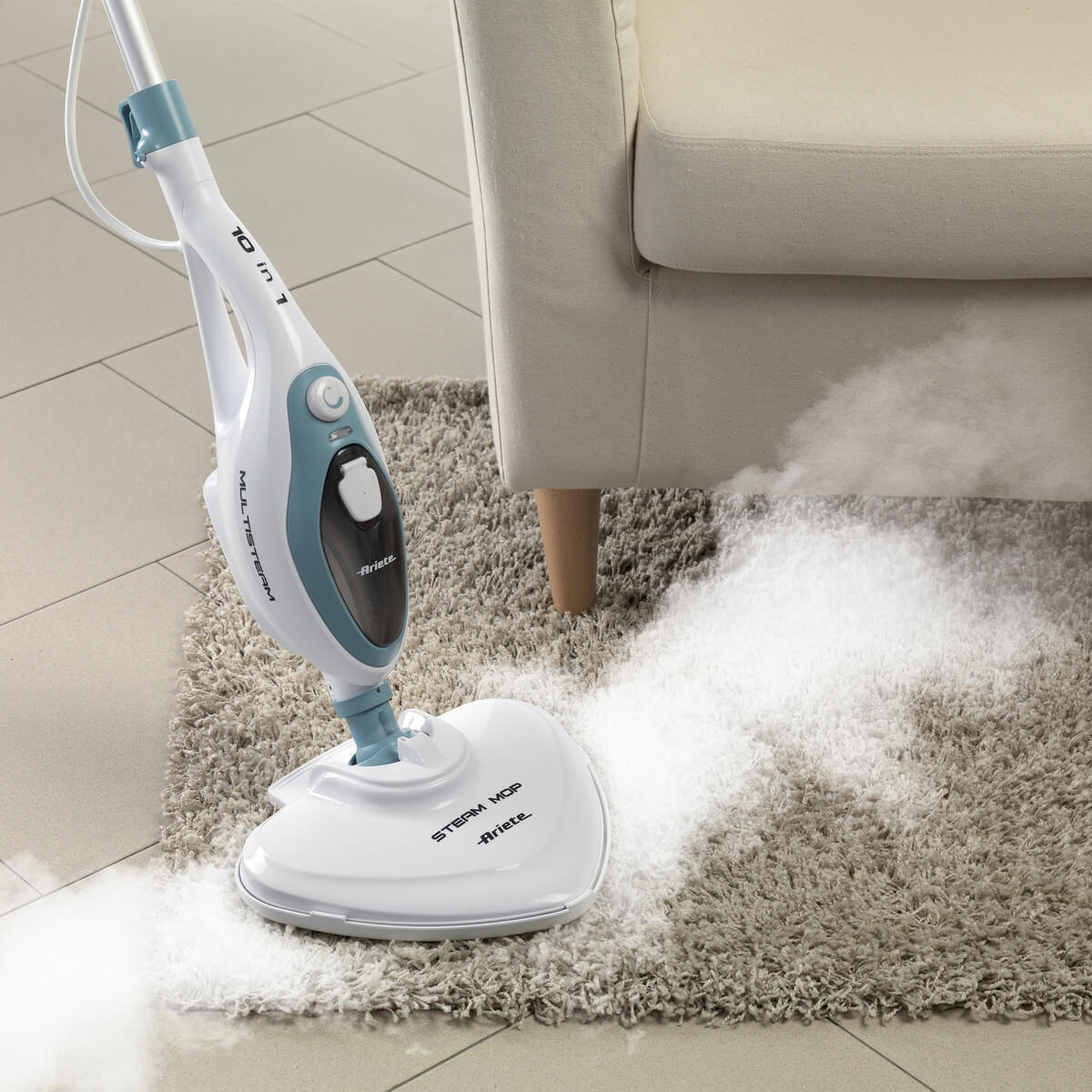 ARIETE Multi Steam System 10in1 1500 W bílá - elektrický parní mop