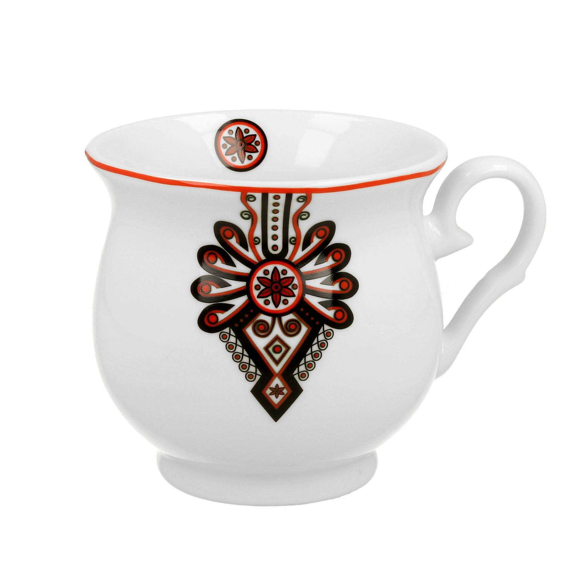 Porcelánový hrnček DUO ETNO PARZENICA 500 ml
