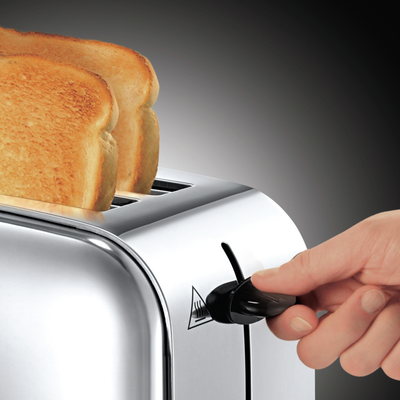RUSSELL HOBBS Victory Four Slice Long Slot 1600 W – nerezový, elektrický toustovač/topinkovač