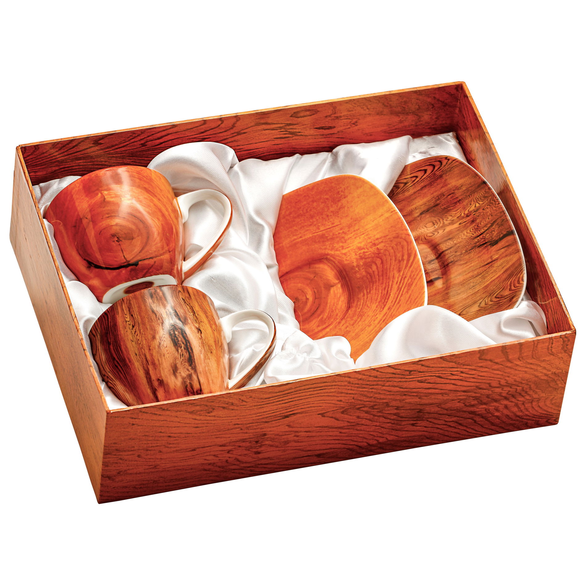 Porcelánové šálky na kávu a čaj so spodkami 200 ml 2 ks.