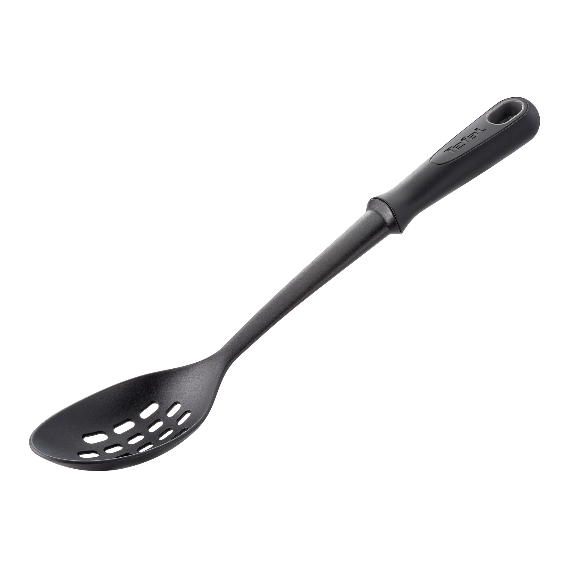 TEFAL Comfort K1291014 36 cm černá - plastová kuchyňská cedící lžíce