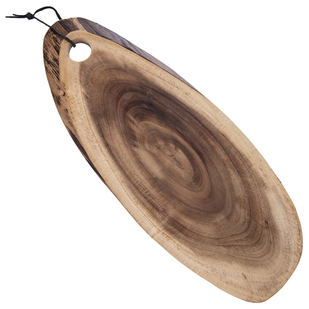 Deska do krojenia drewniana TABLERO BRĄZOWA 44 cm