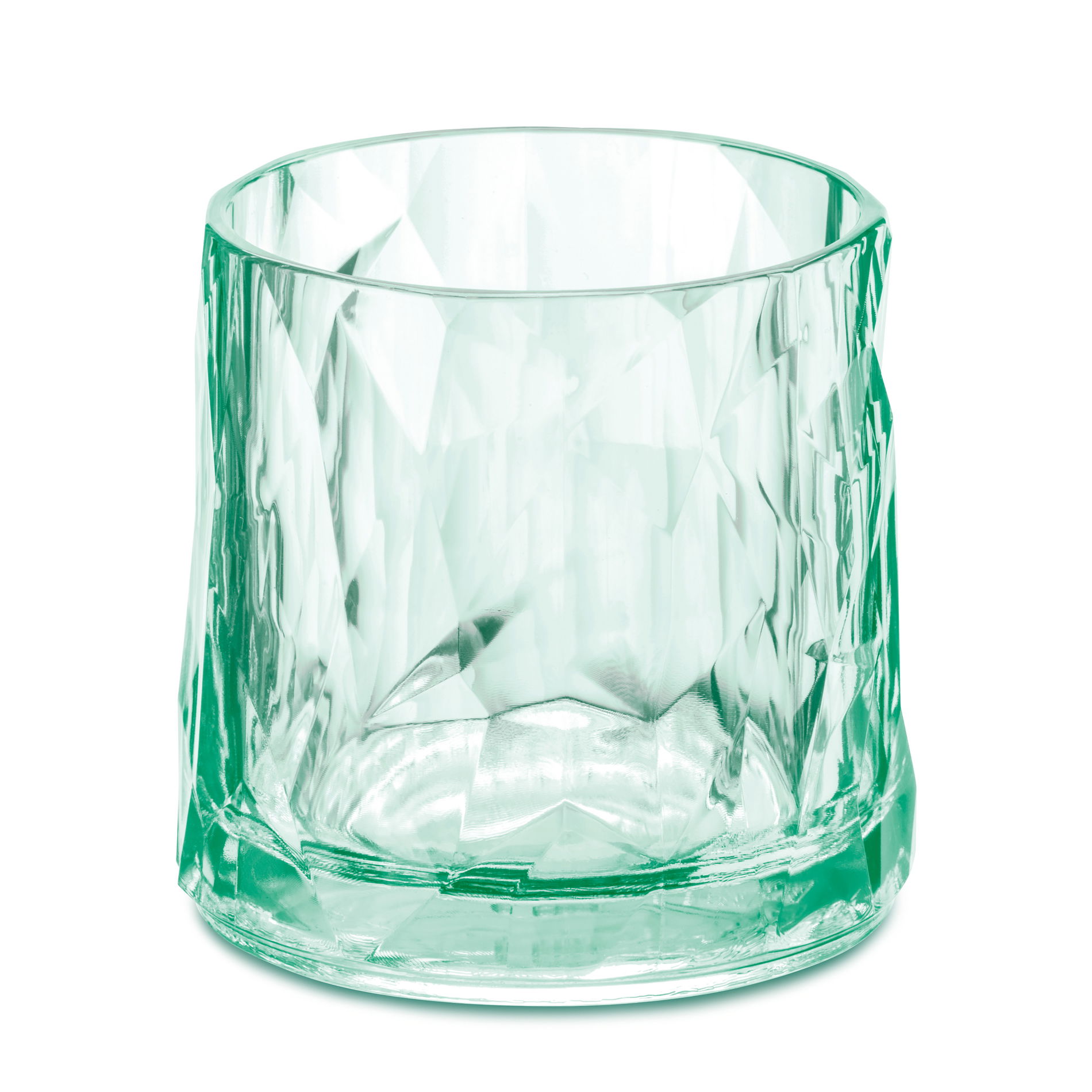 KOZIOL Club 250 ml zelená - plastová sklenička na vodu, limonádu a drinky