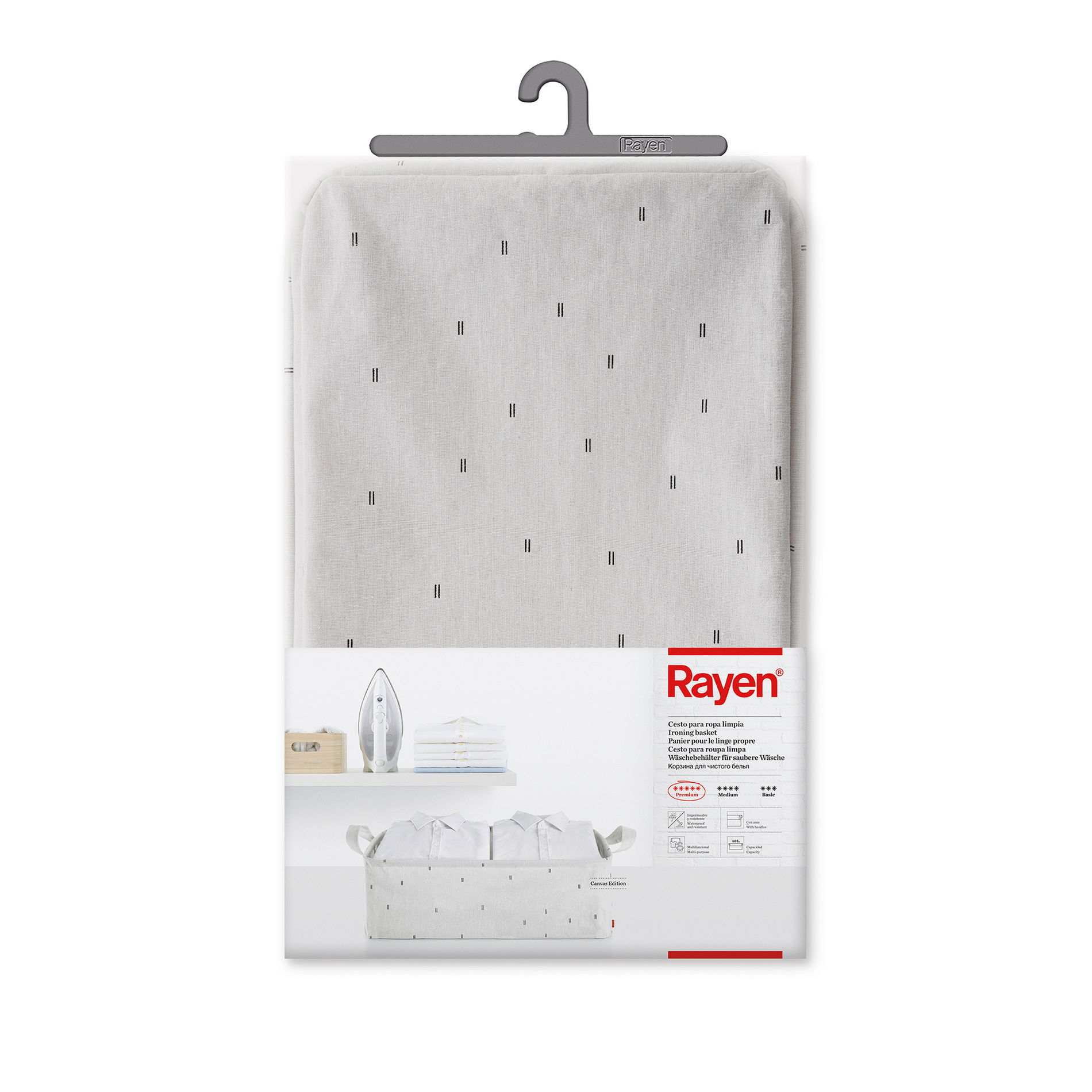 Organizér / Látkový košík do skrine RAYEN 60 x 40 cm