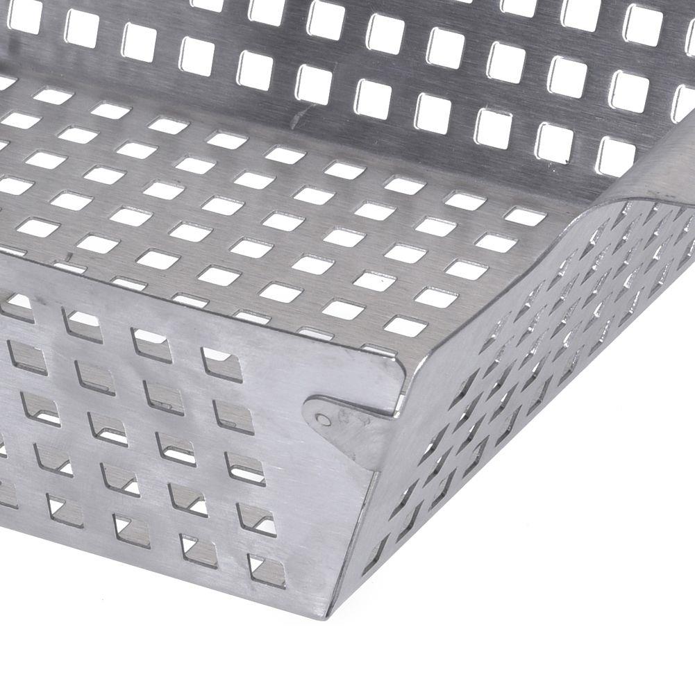 BARBECUE PAN ocelový grilovací koš 25 x 21 cm