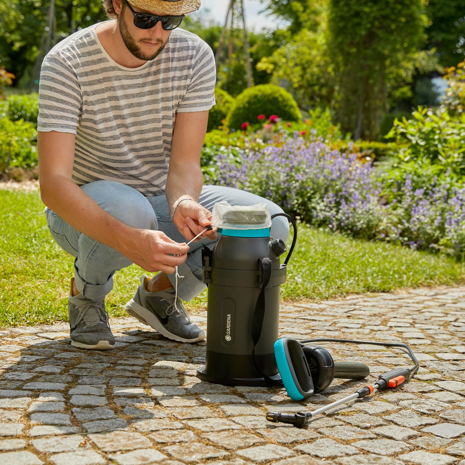 GARDENA Záhradný rozprašovač 5 l - postrekovač / tlakový ručný rozprašovač