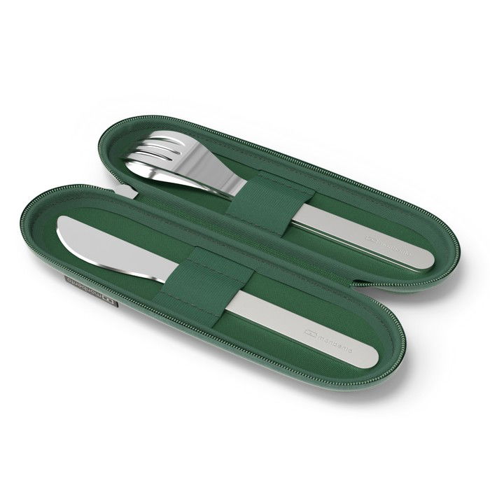 MONBENTO Slim Nest 3 szt. - sztućce turystyczne / do lunchboxa w etui