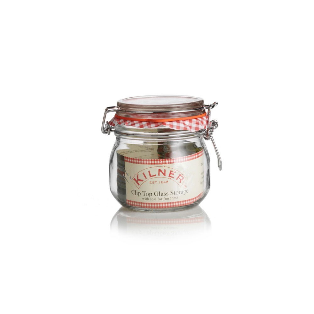 KILNER Mini 0,5 l - malý pohár na zaváraniny a med sklenený typu weck