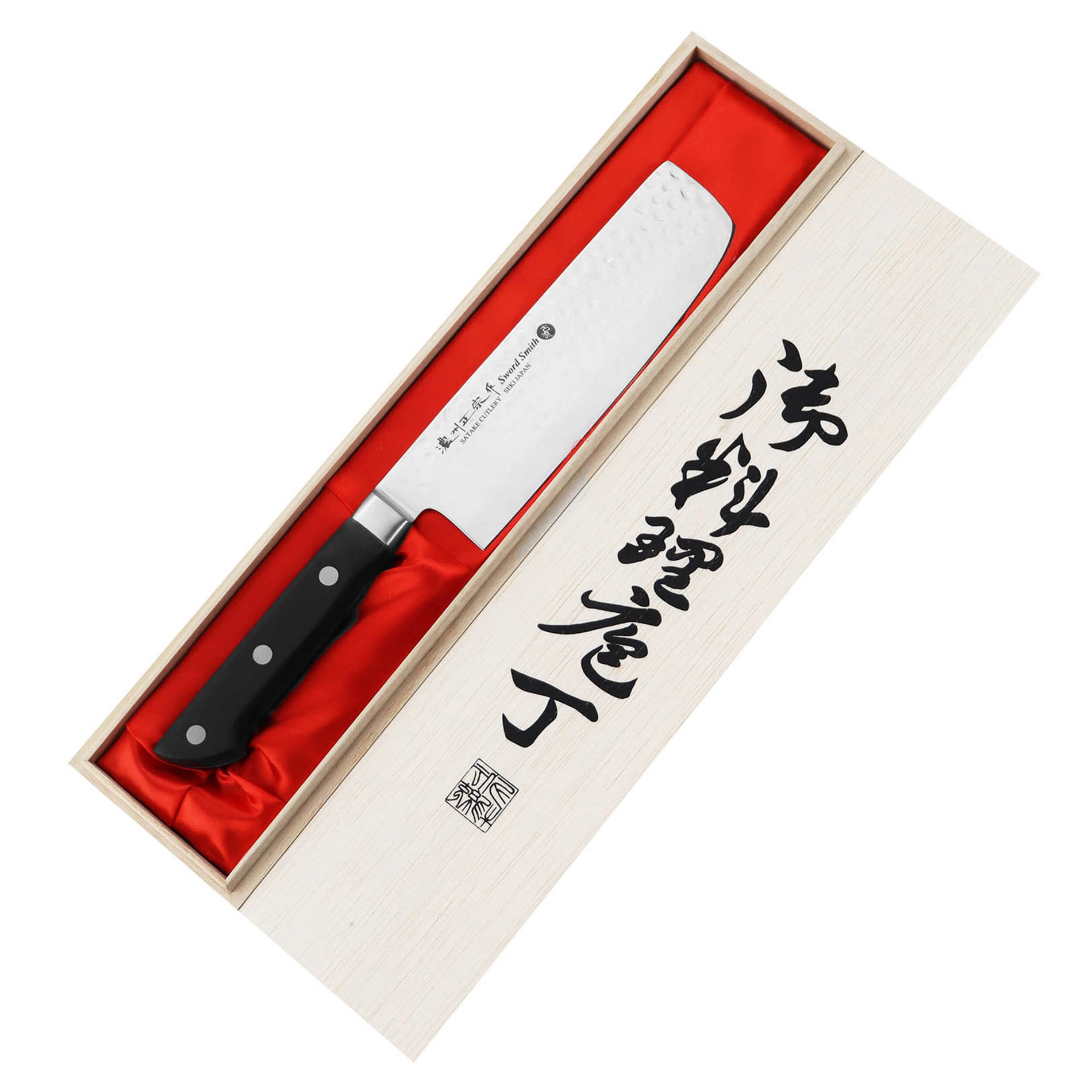 SATAKE Noushu 16 cm nůž Nakiri z nerezové oceli