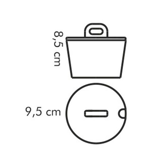TESCOMA Gustito Porcelán 280 ml biela - porcelánová cukráreň
