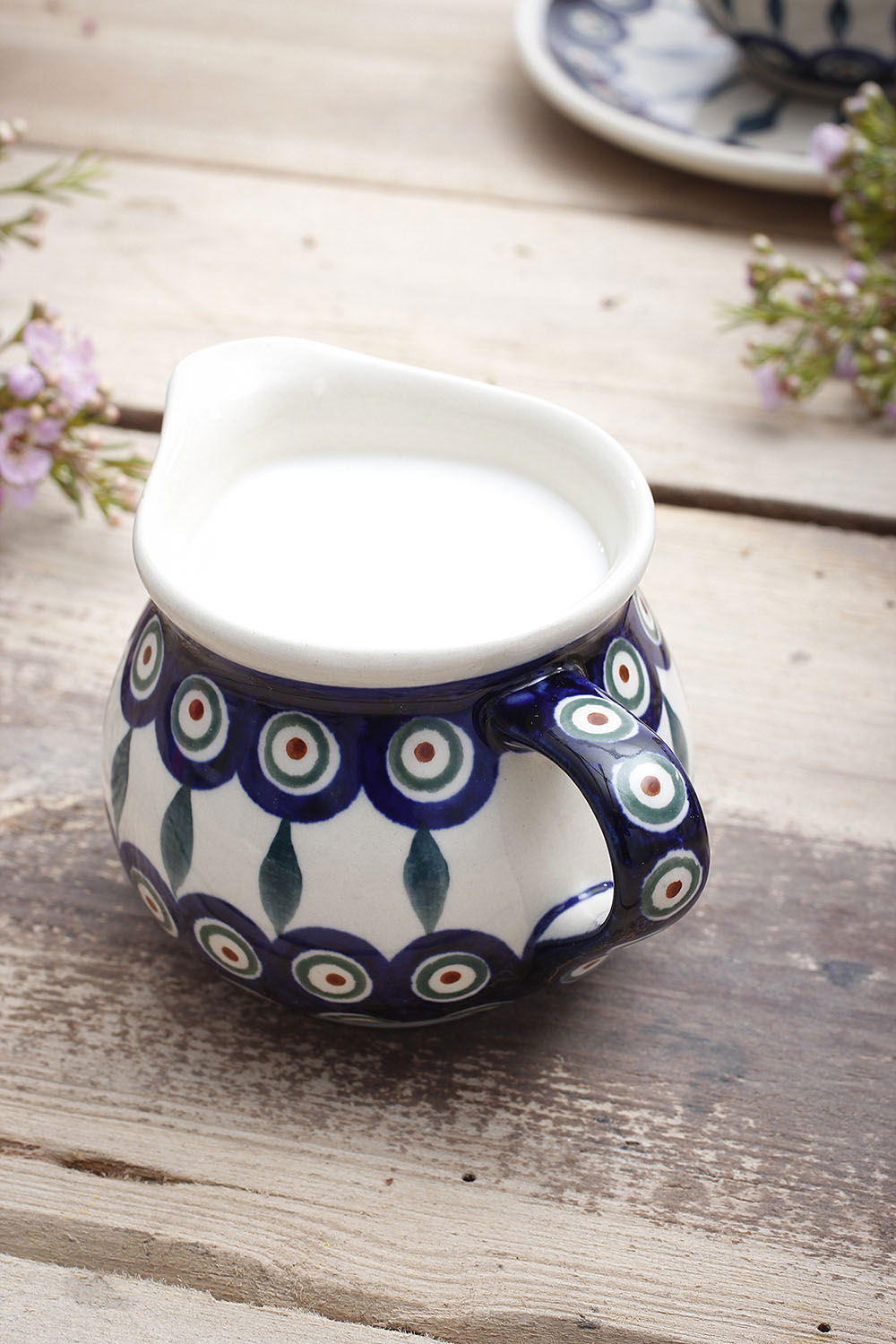 BOLESŁAWIEC GU-945 DEK. 56 250 ml - keramický mliečnik / džbánik na mlieko