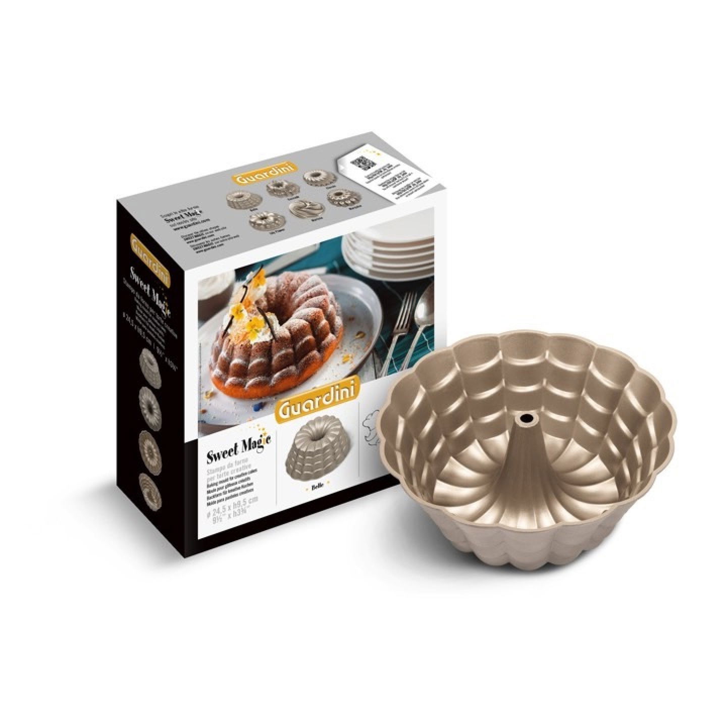GUARDINI Sweet Magic Belle 24,5 cm béžová - forma na muffiny