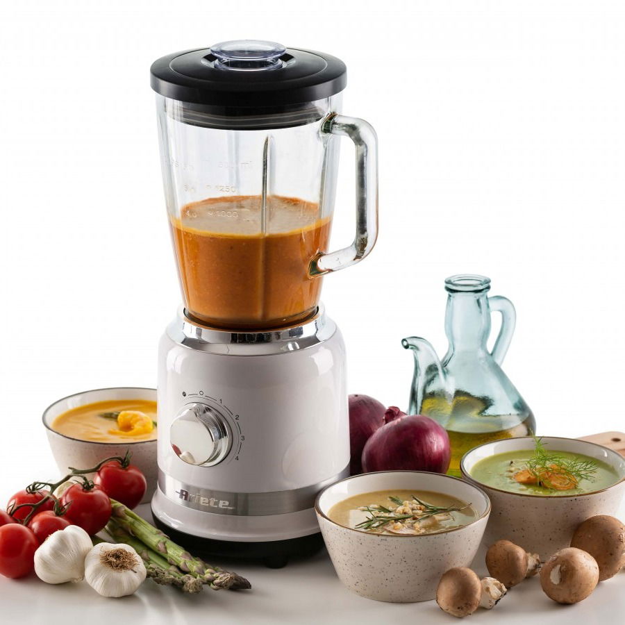 ARIETE Glass Moderna 09 585/01 1000 W bílá - skleněný kuchyňský mixér