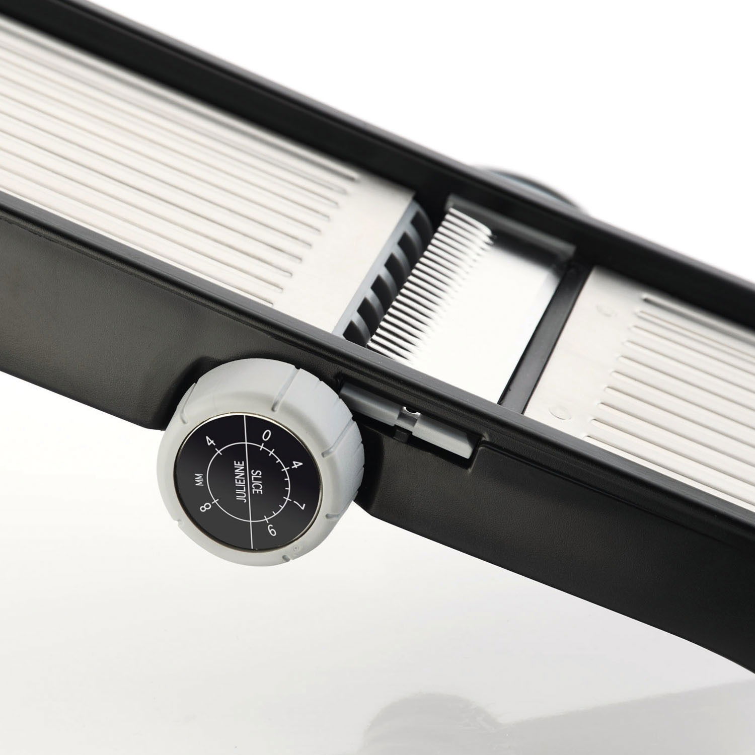 Ruční plastový kráječ na zeleninu a ovoce CUTTER SLICER BLACK VEGETABLE